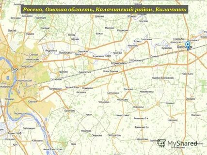 Карта калачинска