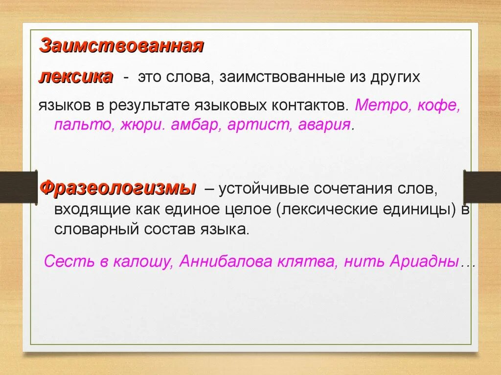 Слова входящие сообщение. Заимствованная лексика. Лексические заимствования в русском языке. Лексическое заимствование слов. Примеры заимствованной лексики.