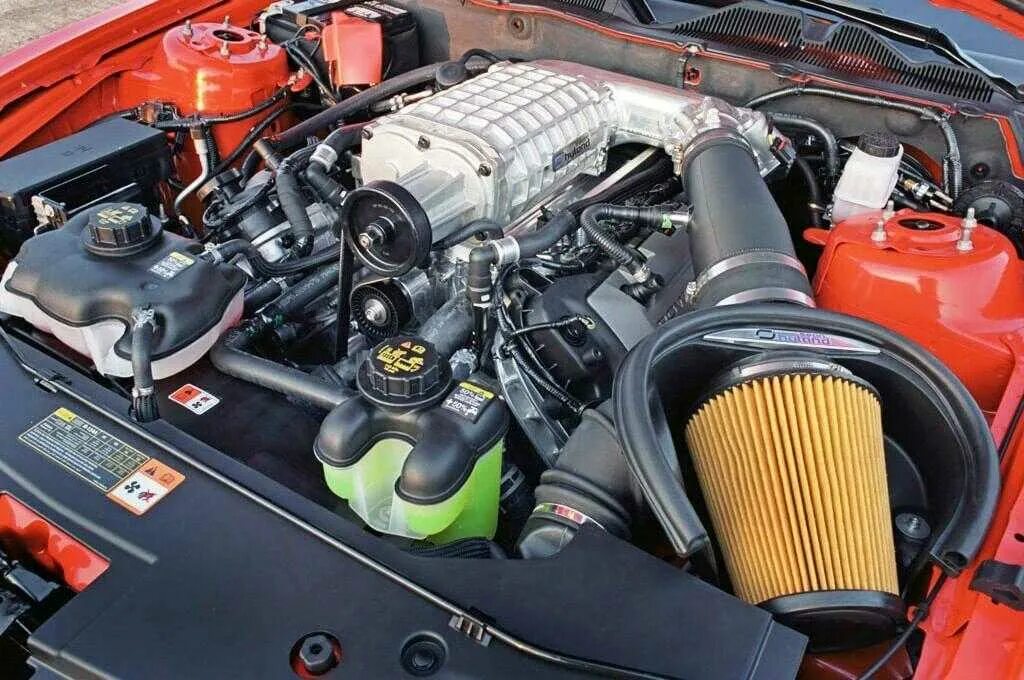 Как сделать нагнетатель. Мотор форд мустанг 3.7. механический нагнетатель procharger. суперчарджер мустанг. mustang механический нагнетатель двс.