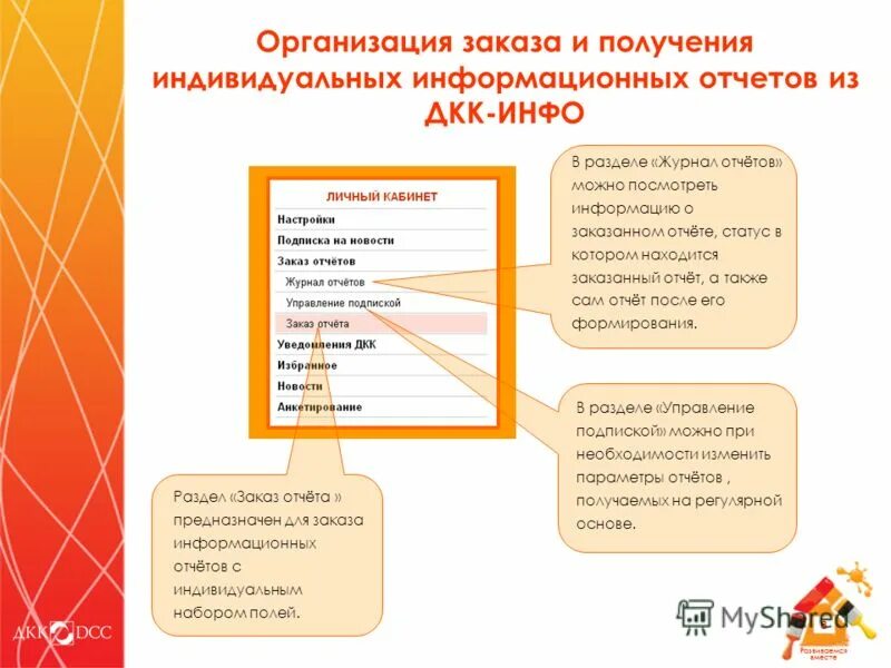 А также возможно информационное