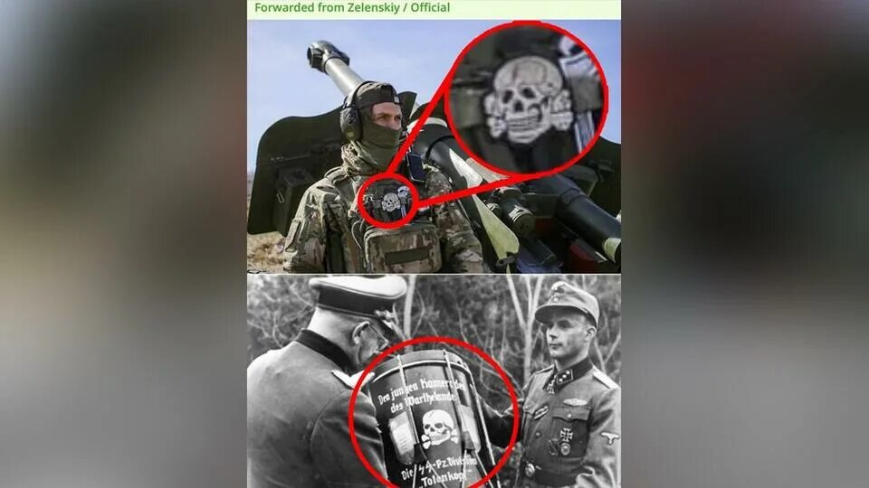 Гимн сс мертвая голова. Украинские вояки с фашистской символикой.