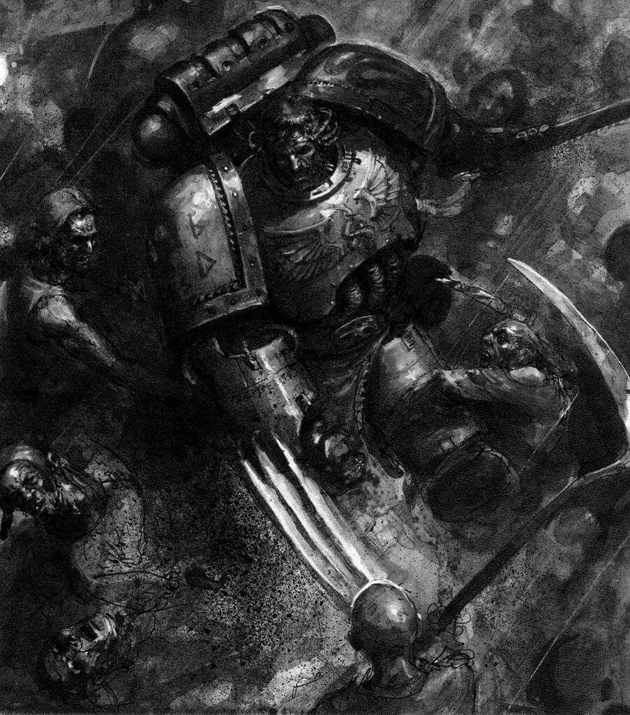 Iron hands warhammer art. Вархаммер 40000 железные руки. Железные руки ересь хоруса. Саламандры вархаммер 40000. Шадрак медузон.