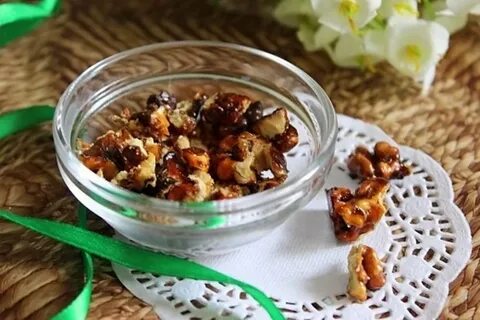 Грецкие орехи с медом в духовке