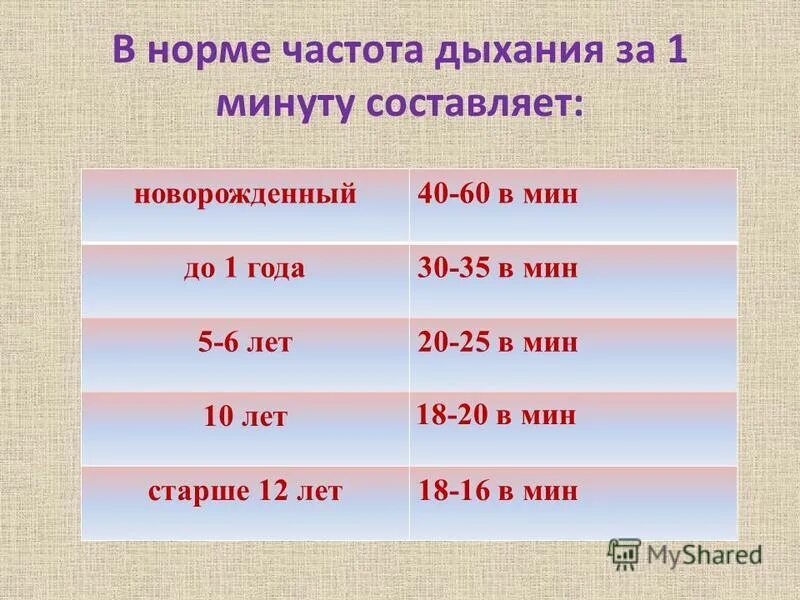 частота дыхания у взрослого человека в движении. частота дыхания 20 в минуту. частота дыхания у ребенка 6 месяцев норма. основные показатели дыхательной системы. частота дыхания у детей норма в 4 года.