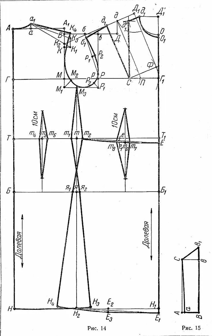 Формулы для построения выкройки основы плечевого изделия. Построение выкройки основы платья. Базовая выкройка лифа построение. Базовая основа платья выкройка 48 размер. Построение платья.