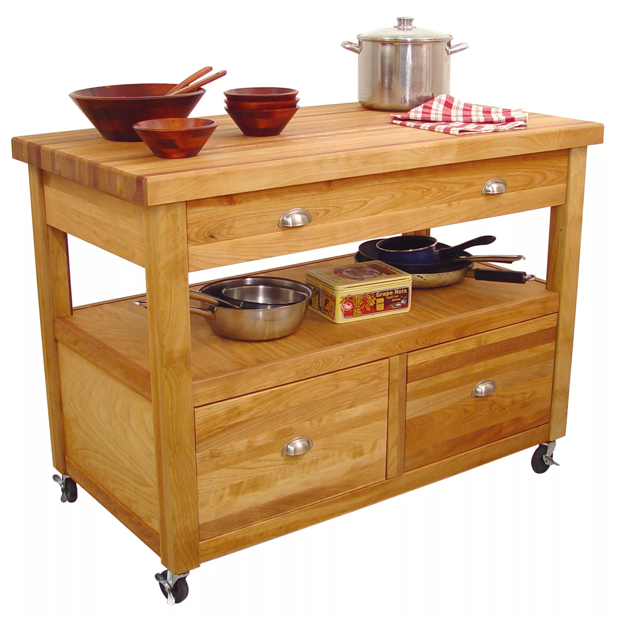 Купить столик с ящиками. Разделочный столик на колесах для кухни. Стол разделочный деревянный. Кухонный раздаточный стол на колесиках. Разделочный стол для кухни.