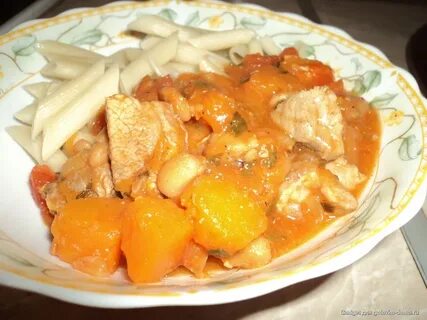 Тушеная картошка с тыквой рецепт