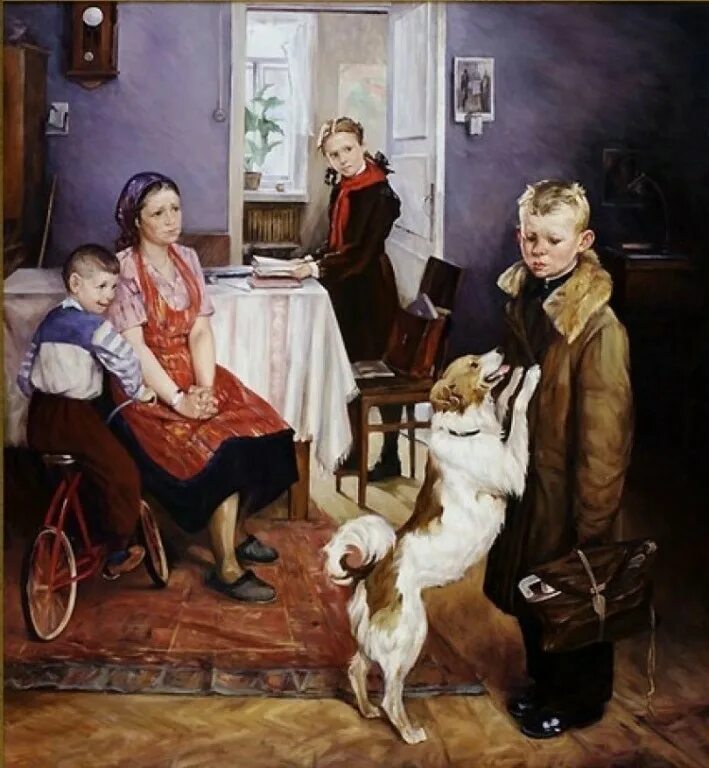 опять двойка. фёдор решетников. федора павловича решетникова опять двойка. фёдора решетникова опять двойка 1952. п.