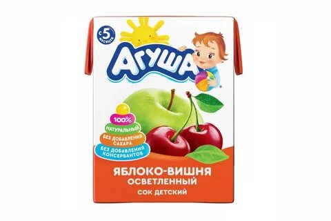 Соки с 5 месяцев