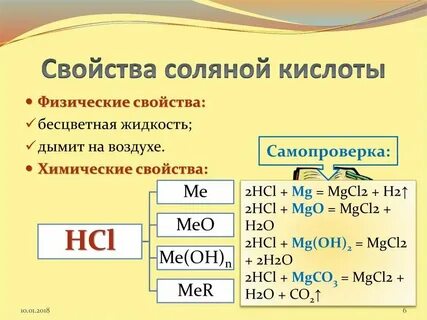 Соляная кислота хим