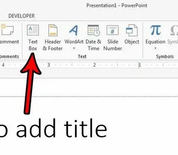 Powerpoint надпись