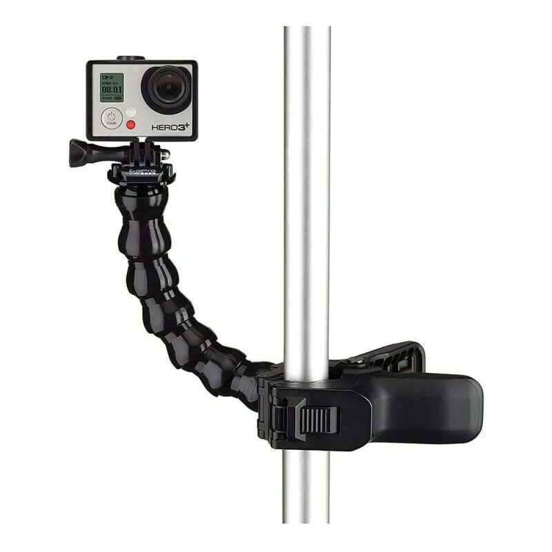 Крепление-прищепка для экшн-камер GOPRO jaws: Flex Clamp (ACMPM-001). GOPRO jaws: Flex Clamp. Go Pro jaws Flex Clamp. Гибкий держатель GOPRO Hero. Крепление для гоу про