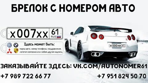 Номер марке автомобиля