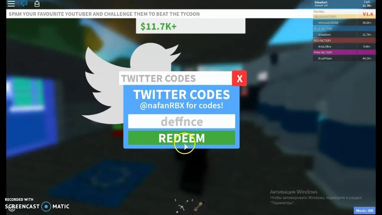 Twitter codes