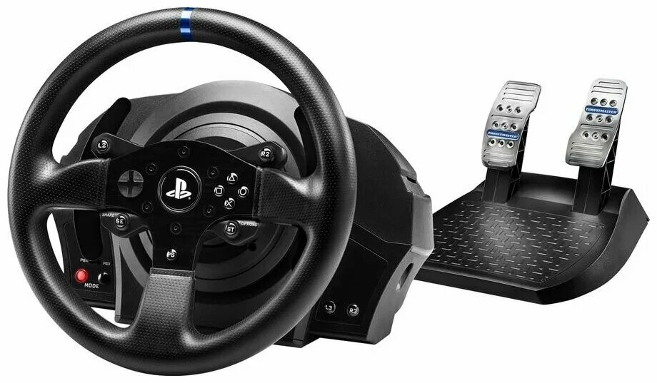 Купить игровой руль с педалями и коробкой. Thrustmaster t300 RS gt. Руль Thrustmaster t300. Thrustmaster t300rs Racing Wheel. Руль Thrustmaster t300 Ferrari.