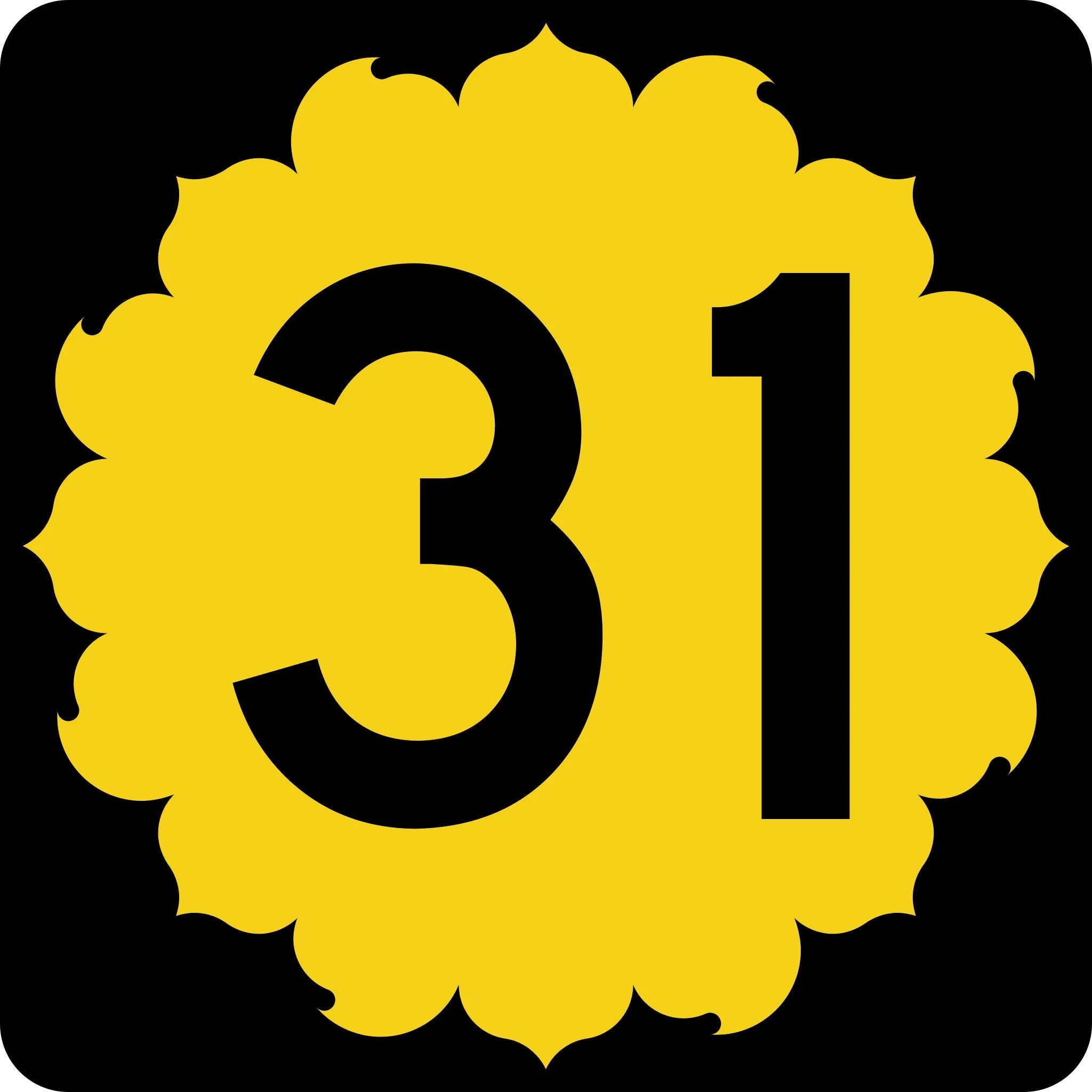 Число 31 язык чисел. Число 31. цифра 31 красивая. цифра 31 желтая. 31 картинка.