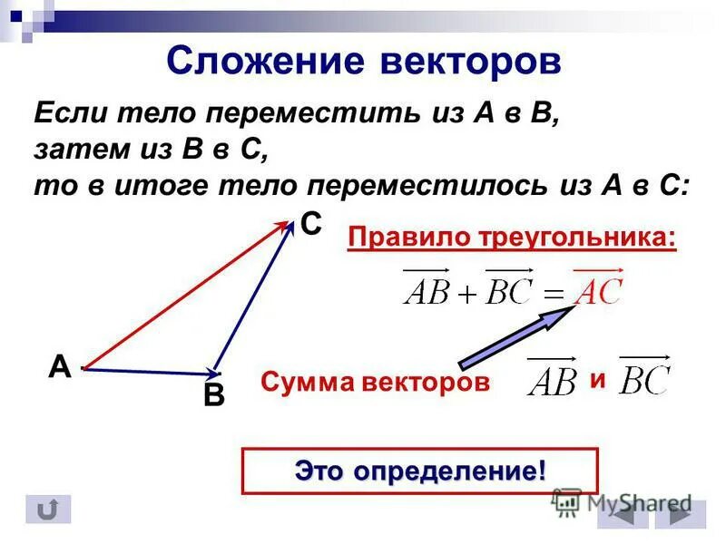 Закон суммы векторов. Разность векторов 9 класс геометрия. Сложение векторов правило треугольника формула. Сложение двух векторов(2 правила). Правило вычитания векторов физика.