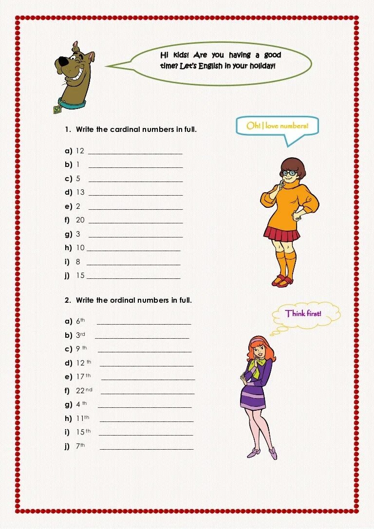 Lets go 2 exercises