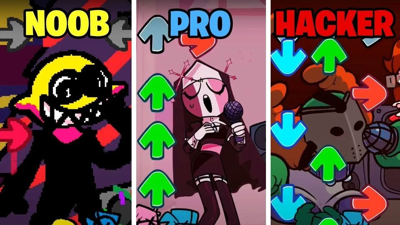 Noob vs hacker. Noob pro hacker vs. noob vs pro vs hacker. noob vs pro pro vs hacker. hacker friday night funkin.