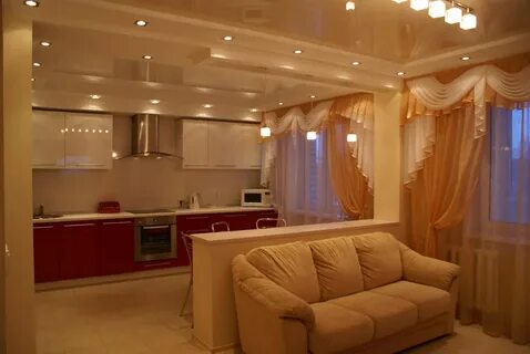 Гостиный кухня ремонт совместить