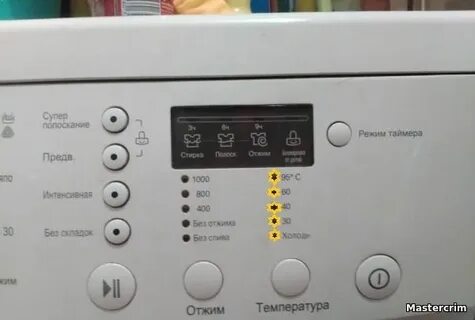 Lg без дисплея коды ошибок