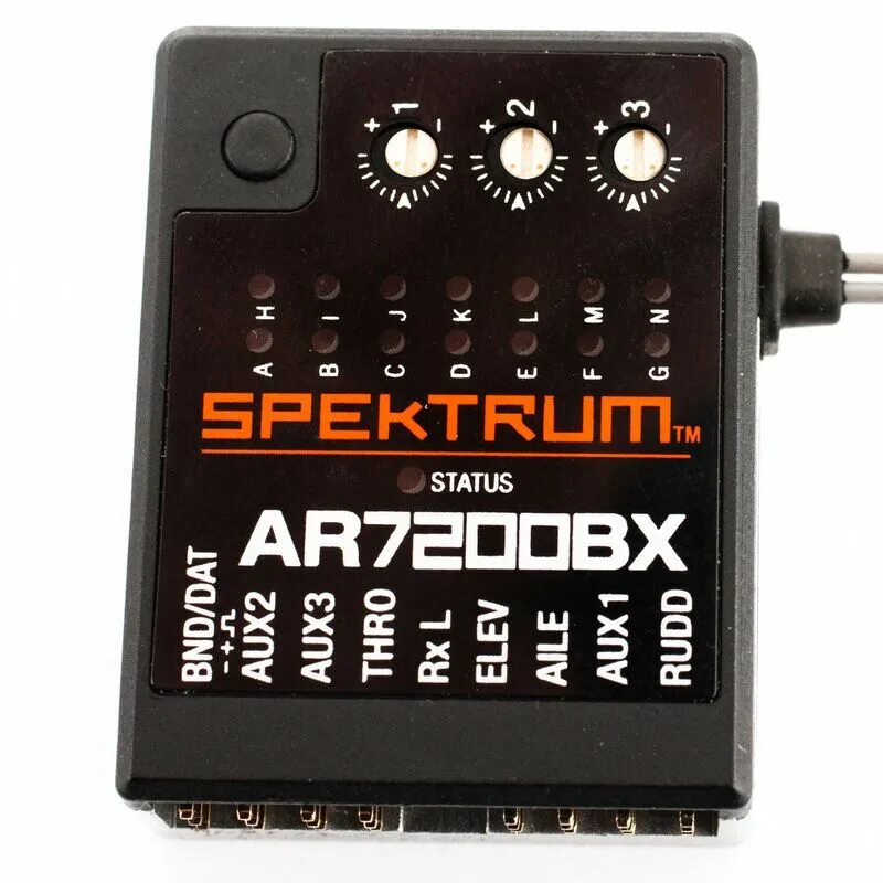 Спектрум 7. Сателлита Spektrum dsm2/DSMX. BEASTX. Ar7200bx. Hitec Aurora 9 внутри.