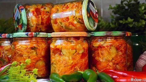 Капуста с овощами на зиму рецепты