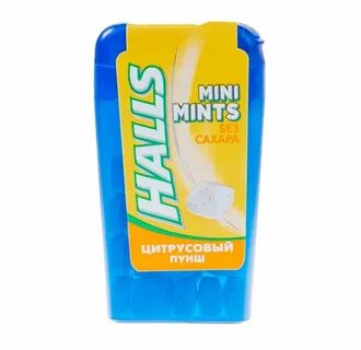 Halls mini mints без сахара