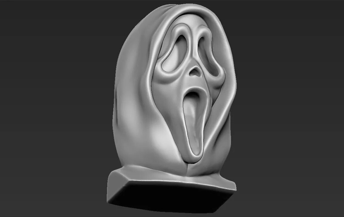 Scream 3d model. Ghostface scream 3d model. scream ghostface head knocker модель для 3d принтера. ghostface 3d model. 3 d модель фигуры scream.