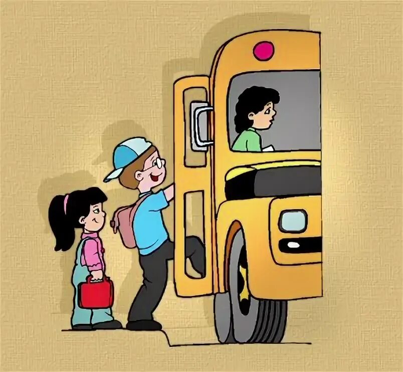 I get the bus