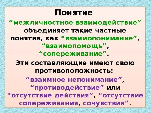 Иметь составлять. Понятие слова взаимопонимание. Понятие взаимодействие. Взаимодействие слова. Понятие слова взаимодействие.