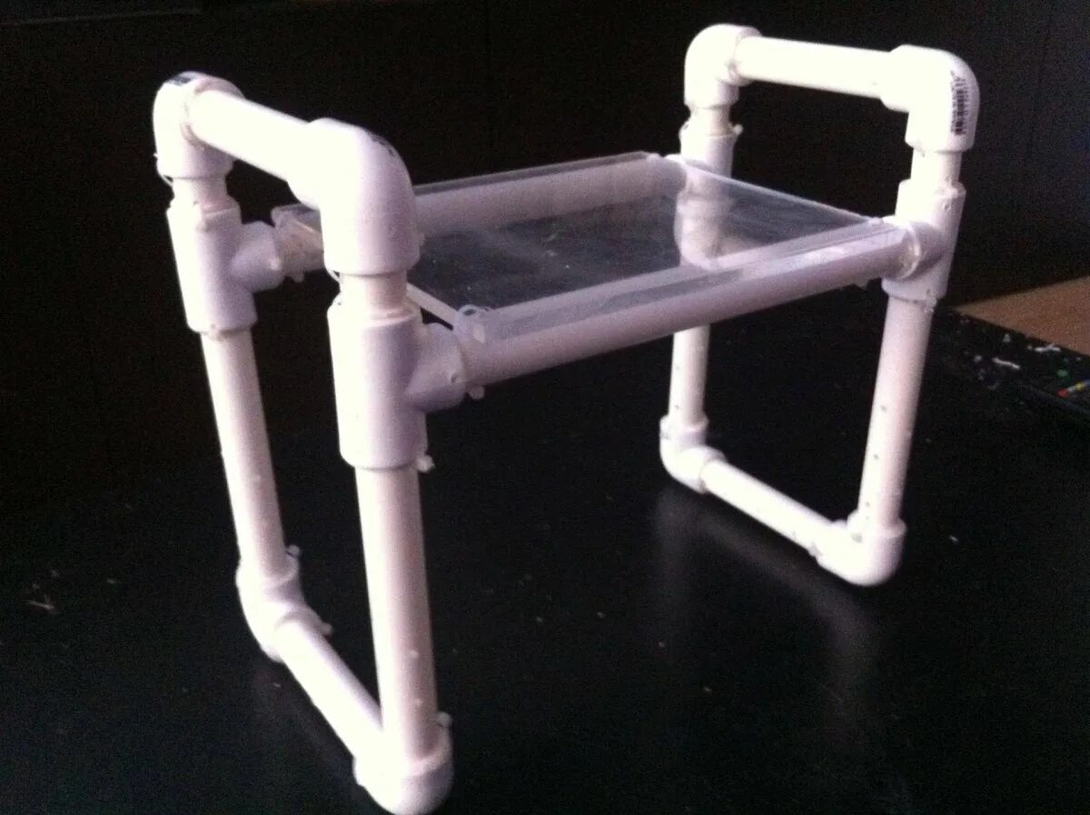 этажерка из труб пвх.