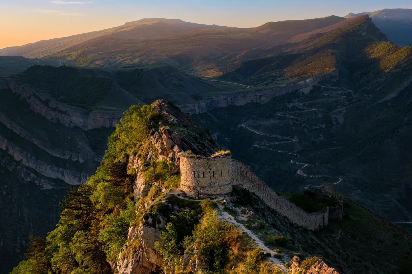 Гунибская крепость в Дагестане