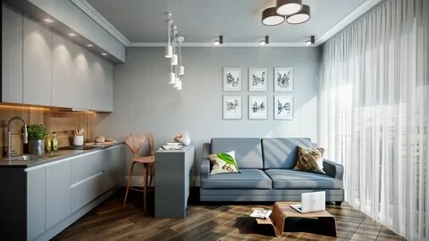Кухня гостиная 16 м2