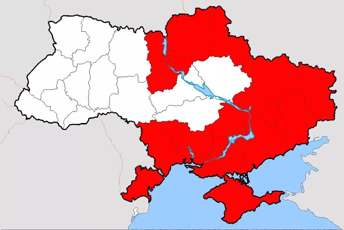 Карта Украины. Захваченые территория Украины. План захвата Украины. Возможный раздел Украины. Ии украины