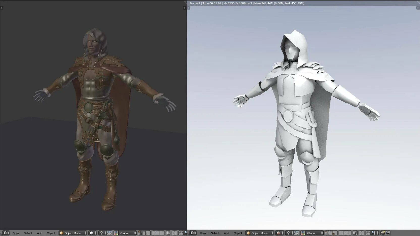 Blender create character. Blender easy character.
