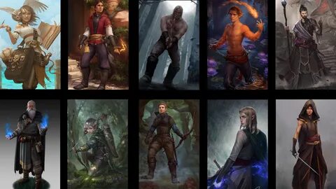 Скачать Pathfinder: Kingmaker "The Shadow Portrait Pack"