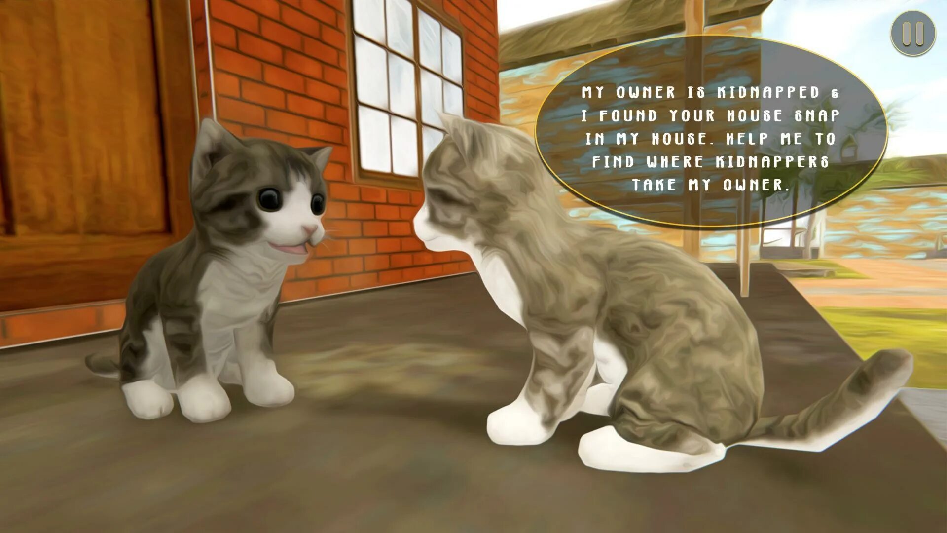 Какую нибудь игру котик