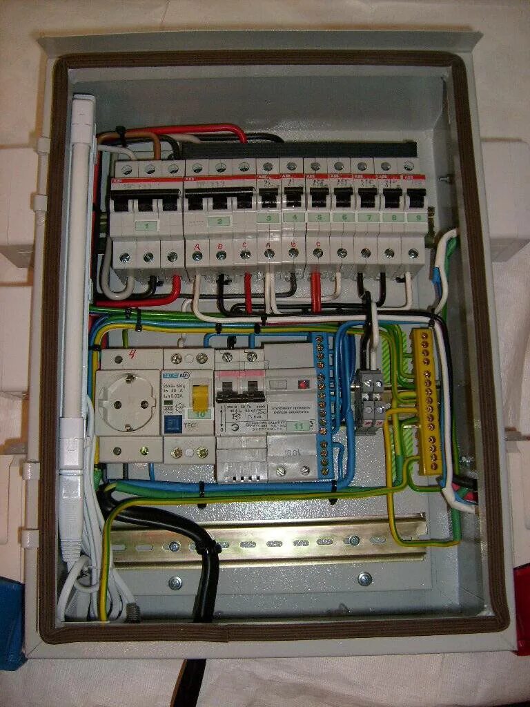 Сборка автоматов в квартире