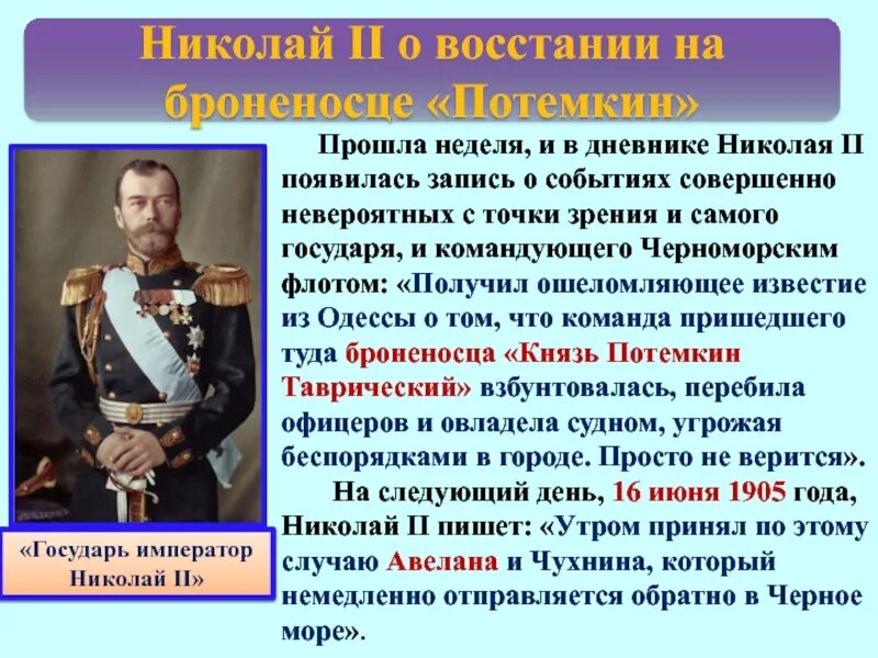 События кровавое воскресенье восстание на броненосце. Восстание на броненосце «Потемкин» события кратко.