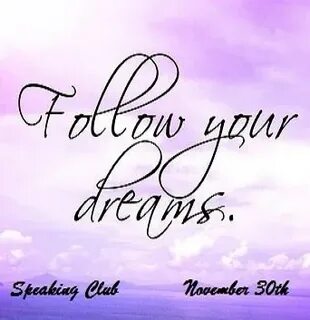 Dreams speaking