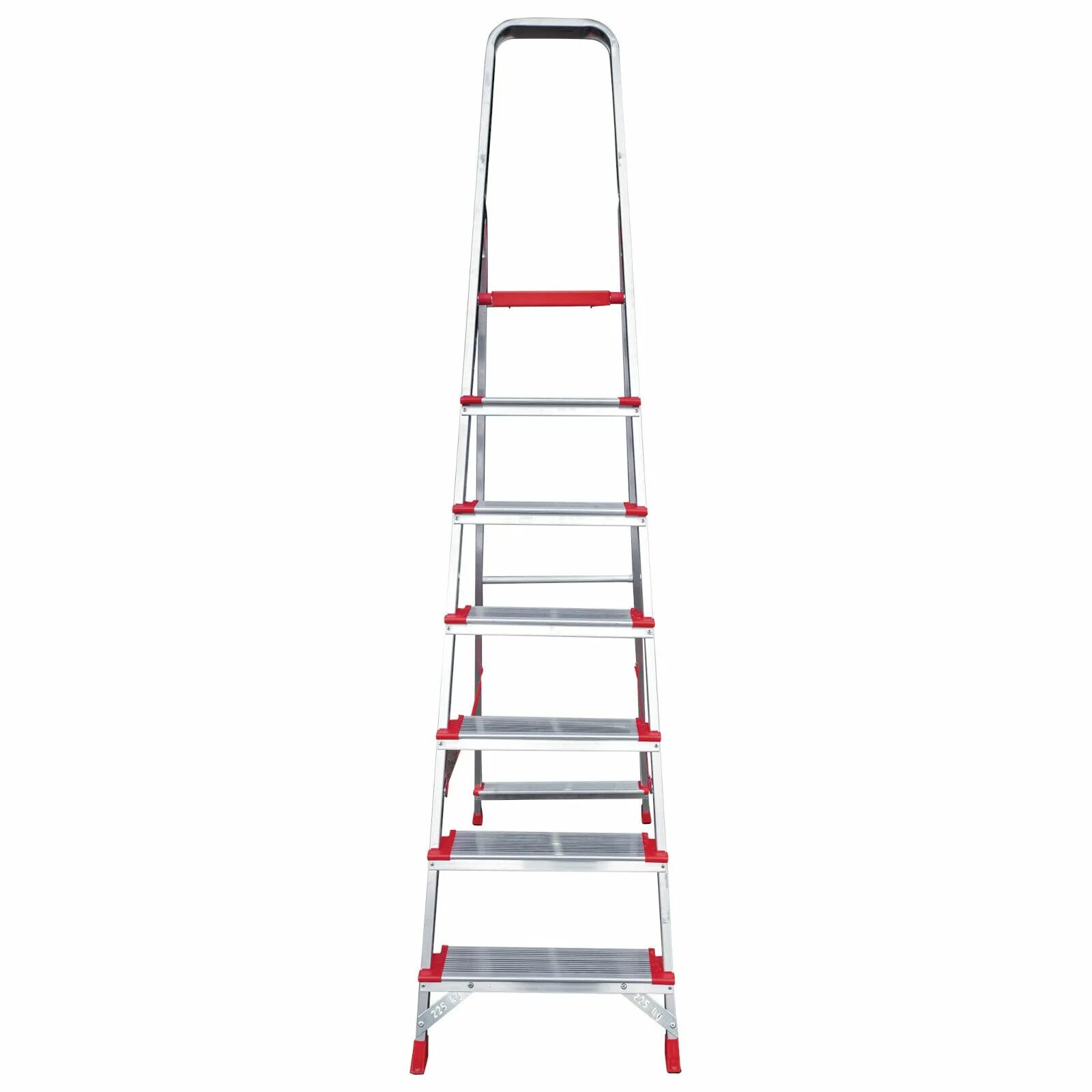 94м двусторонняя 12 ступеней. Лестница алюминиевая 2-х секционная выдвижная. Алюм 7. Алюм 7. Алюм 7.