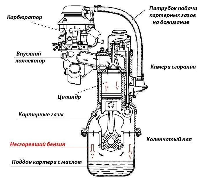 Схема вентиляции картерных газов. Схема вентиляции картера двигателя. Схема вентиляции картера двигателя ВАЗ 2170 инжектор. Вентиляция картера Гранта 8 клапанная схема. Топливо попало в масло