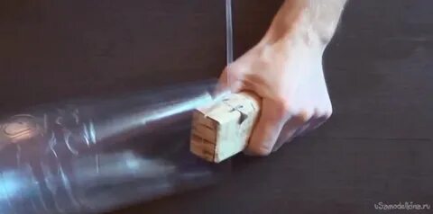 Из бутылки сделать веревку