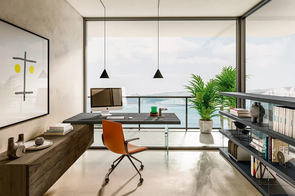 Lago home office. Home office idea. Мебель для кабинета в квартире. Интерьер домашнего кабинета. Декор кабинета в офисе.