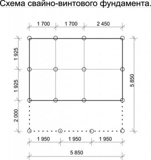 Расстояние между сваями для террасы