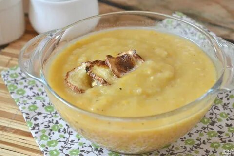 Крем суп из кабачков с сыром