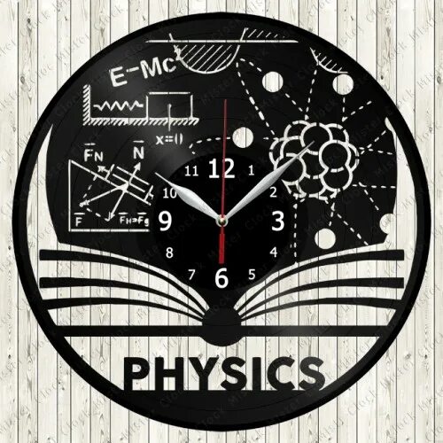 Километры часы в физике. Часы настенные физика. Часы для физиков. Физика силуэт. Макет часов для физики.