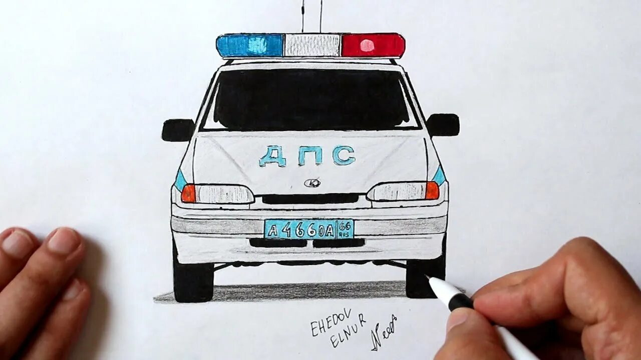Как нарисовать дпс. Машина дпс рисунок. Рисование полиции. Полиция рисование машины. Цветографические схемы дпс.
