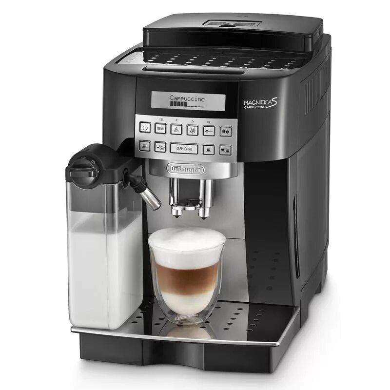 Кофемашина Delonghi ECAM 22.360.S. Кофемашина Delonghi magnifica ECAM 22.360. Magnifica s ECAM 22.360.S. Кофемашина Delonghi magnifica Cappuccino. Купить кофемашину magnifica s